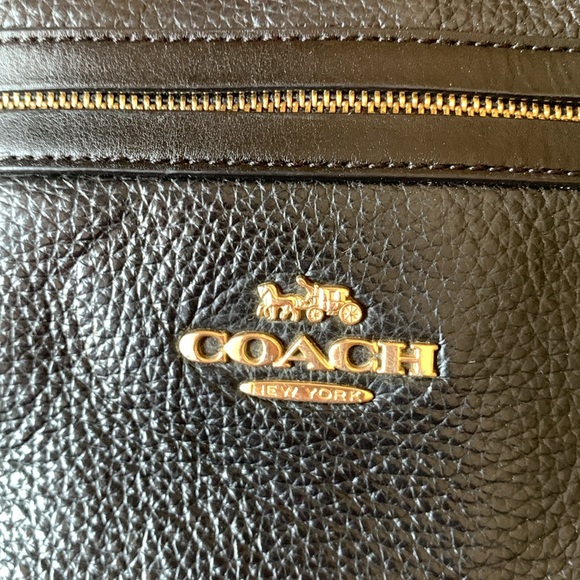 COACH Mae Crossbody Purse Bag F34823 Leather Back EUC - Picture 9 of 17